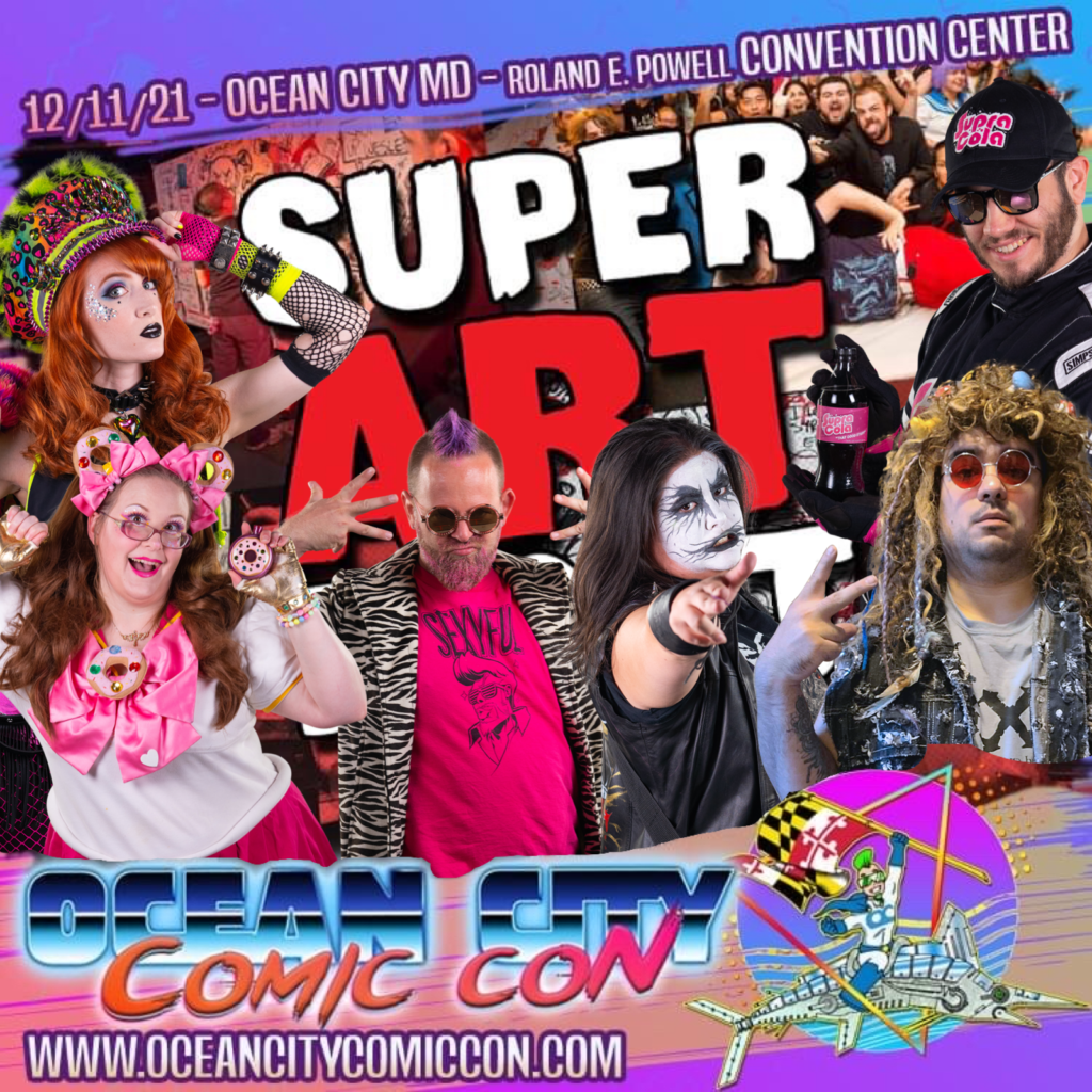 Super Art Fight RETURNS to OCEAN CITY COMIC CON, This Weekend! Super